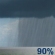 Showers. Chance for Measurable Precipitation 90%