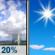 Sunday: Slight Chance Showers And Thunderstorms then Sunny