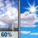 Tuesday: Showers and thunderstorms likely before 10am. Mostly sunny, with a high near 85. West wind 10 to 15 mph, with gusts as high as 25 mph. Chance of precipitation is 60%. Tuesday: Showers And Thunderstorms Likely then Mostly Sunny