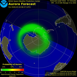 Current Southern hemispheric power input map
