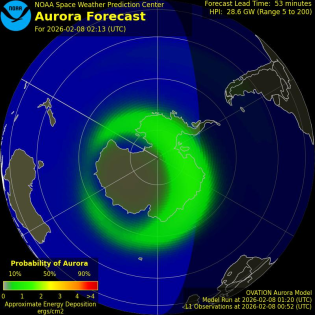 Current Southern hemispheric power input map