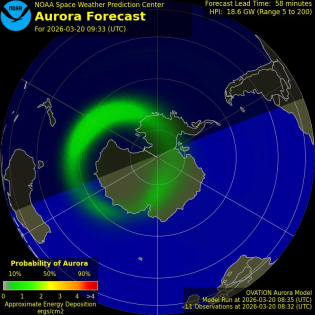 Current Southern hemispheric power input map
