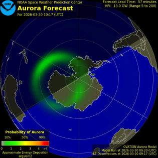 Current Southern hemispheric power input map