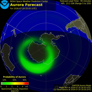 Current Southern hemispheric power input map