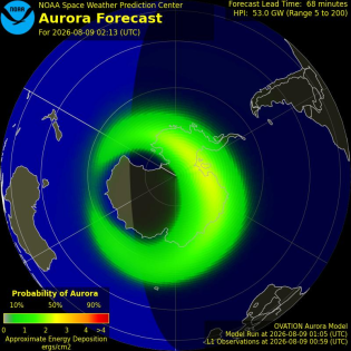 Current Southern hemispheric power input map